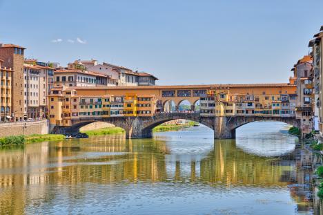 Le Ponte Vecchio sur l'Arno à Florence. © Greg Fot, 2016, CC BY 2.0
