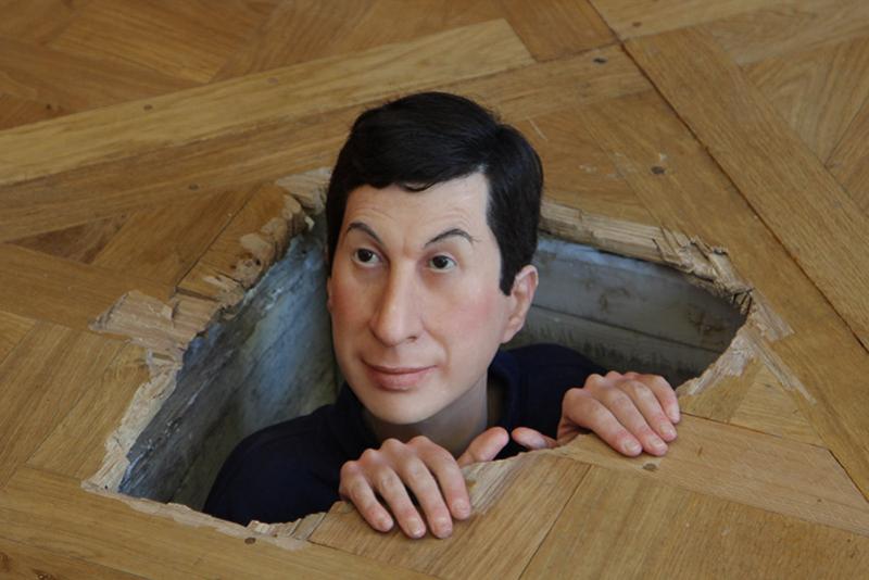 Maurizio Cattelan, Le petit Cattelan de Rotterdam ou Sans titre, 2000, exposé à la Monnaie de Paris en 2016 © Photo Ludovic Sanejouand, 2016