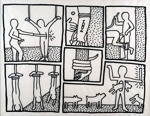 La ligne de Keith Haring