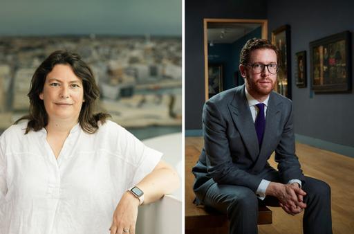 Laura Pye, directrice des Musées nationaux de Liverpool, et Nicholas Cullinan nommé récemment directeur du British Museum. - Crédit : National Museums Liverpool© Chris Floyd