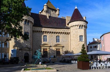 Le château d'Aubenas. © A. Renaud-Goud