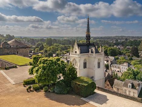 La chapelle Saint-Hubert du château d’Amboise après sa rénovation. © Fondation Saint-Louis / Erwan Fiquet