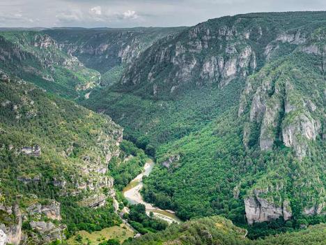 Vue des gorges du Tarn depuis le "point sublime". © Krzysztof Golik, 2019, CC BY-SA 4.0