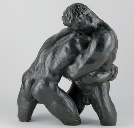 René Iché (1897-1954), Lutteurs aux jambes coupées, 1942, bronze, collection privée. © Alain Leprince / Roubaix, Musée La Piscine © Adagp Paris 2024