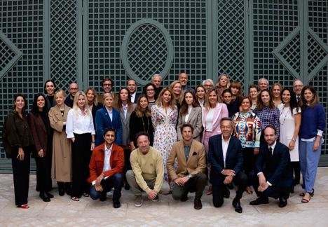 Les galeristes de l'association Matignon Saint-Honoré. © Patrick Chelli