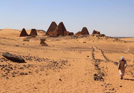 Le site de Méroé au Soudan. © Adonis ElHussein