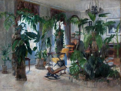 Harriet Backer (1845-1932), Intérieur d’Øvre, Nanset, 1885, huile sur toile, 48 × 59 cm, Oslo, Ministère des Affaires étrangères. © Ministry of Foreign Affairs