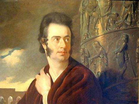 Thomas Phillips (1770-1845, attribué à), Portrait de Lord Byron (détail), c. 1814, Musée Bossuet, Meaux. © Pierre Poschadel, 2014, CC BY-SA 3.0