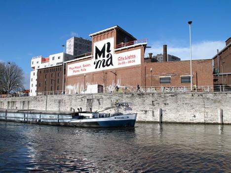 Le Millennium Iconoclast Museum of Art, Quai du Hainaut le long du canal Bruxelles-Charleroi. © Mima 