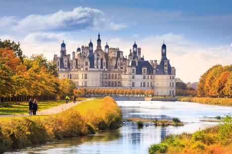 Le château de Chambord à l'automne. © Léonard de Serres