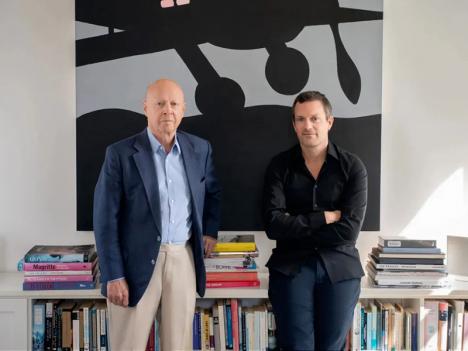 Hans Neuendorf, le fondateur d'Artnet, et Jacob Pabst, son CEO. © Artnet
