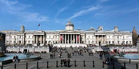Façade de la National Gallery, Londres © Photo Morio - 2013 - Licence CC BY-SA 3.0