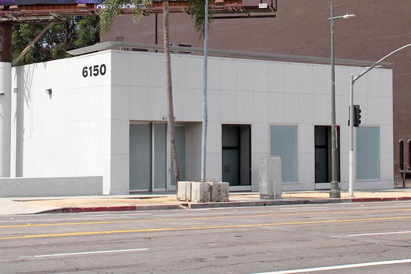 La Galerie Praz-Delavallade au 6150 Wilshire Blvd à Los Angeles. Courtesy Praz-Delavallade