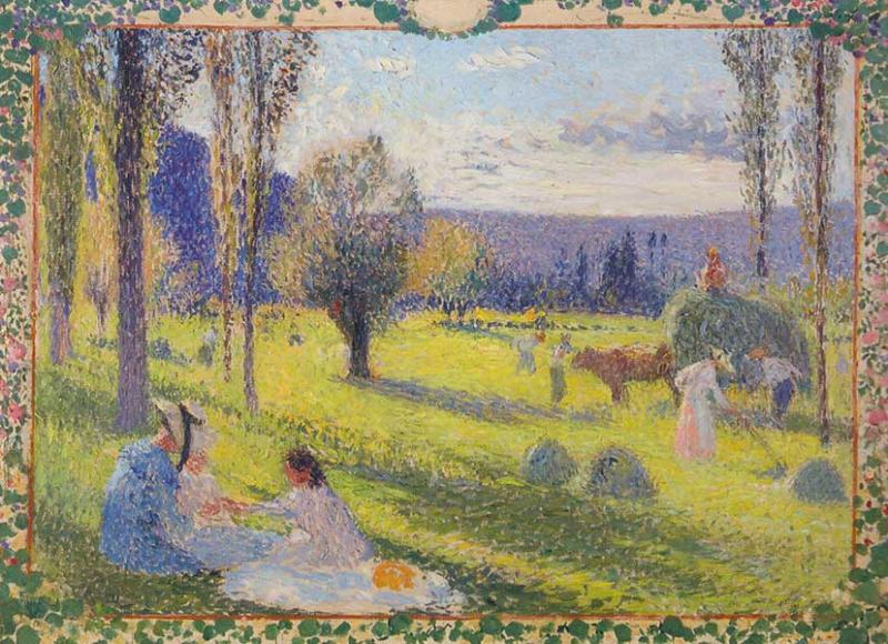 Henri Martin, Etude pour l'Eté, avant 1914, huile sur toile, collection du Musée de Grenoble. © Musée de Grenoble